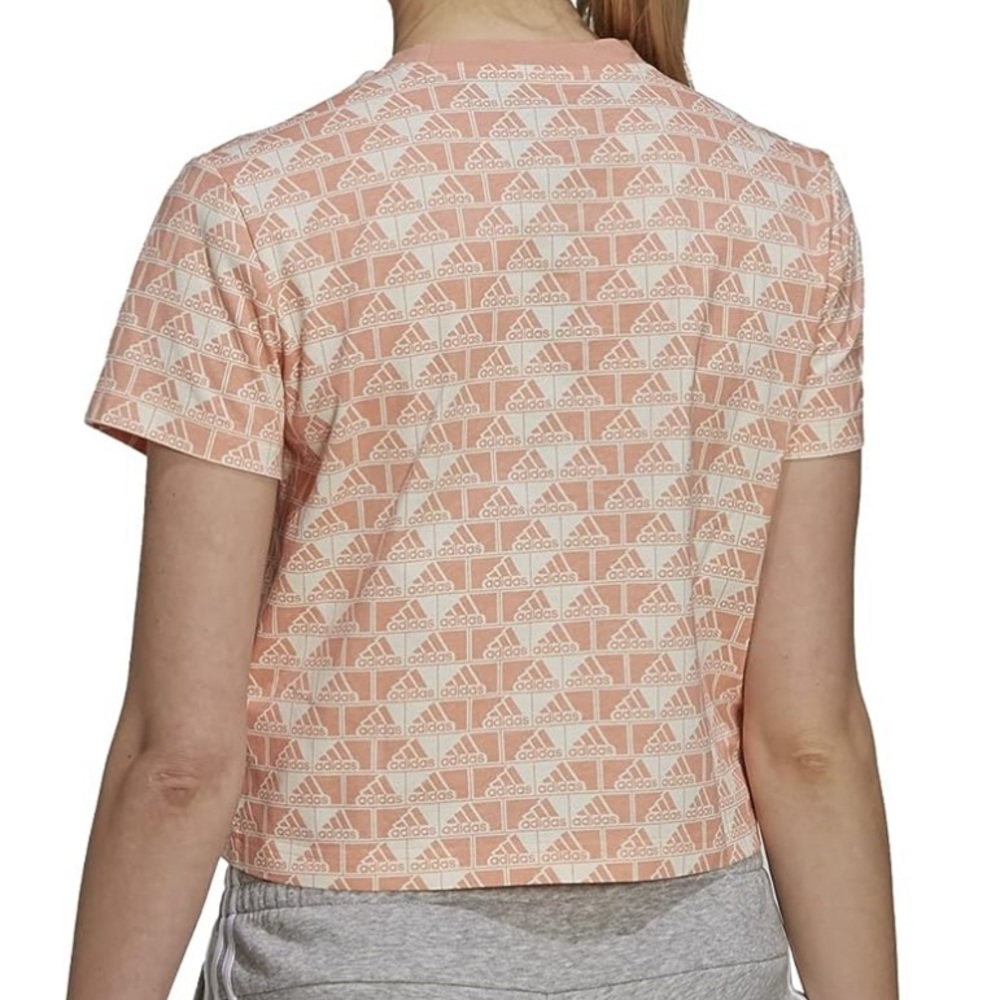 NWT Adidas Women’s Pink Crop Top - Picture 4 of 10